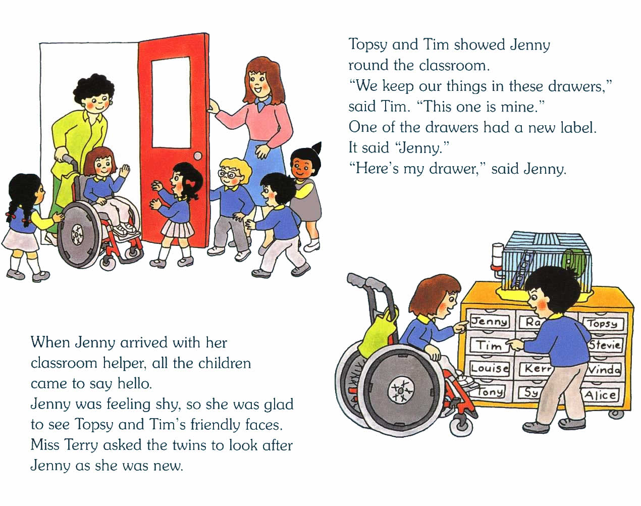 Ladybird - Topsy Tim Books - Make A New Friend (08),绘本,绘本故事,绘本阅读,故事书,童书,图画书,课外阅读